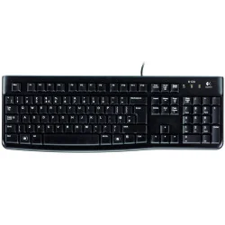 LOGITECH K120 Corded Keyboard - BLACK - USB - US INT'L - B2B - 6