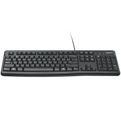 LOGITECH K120 Corded Keyboard - BLACK - USB - US INT'L - B2B - 7