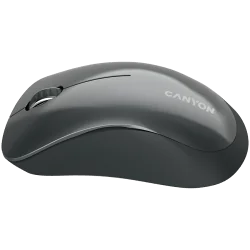 CANYON MW-11, 2.4 GHz Wireless mouse,with 3 buttons, DPI 1200, Battery:AAA*2pcs,Black,67*109*38mm,0.063kg - 11