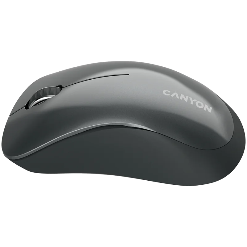 CANYON MW-11, 2.4 GHz Wireless mouse,with 3 buttons, DPI 1200, Battery:AAA*2pcs,Black,67*109*38mm,0.063kg - 1