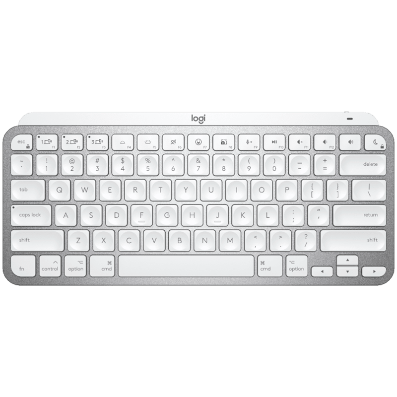 LOGITECH MX Keys Mini For MAC Bluetooth Illuminated Keyboard - PALE GREY - US INT'L - 1