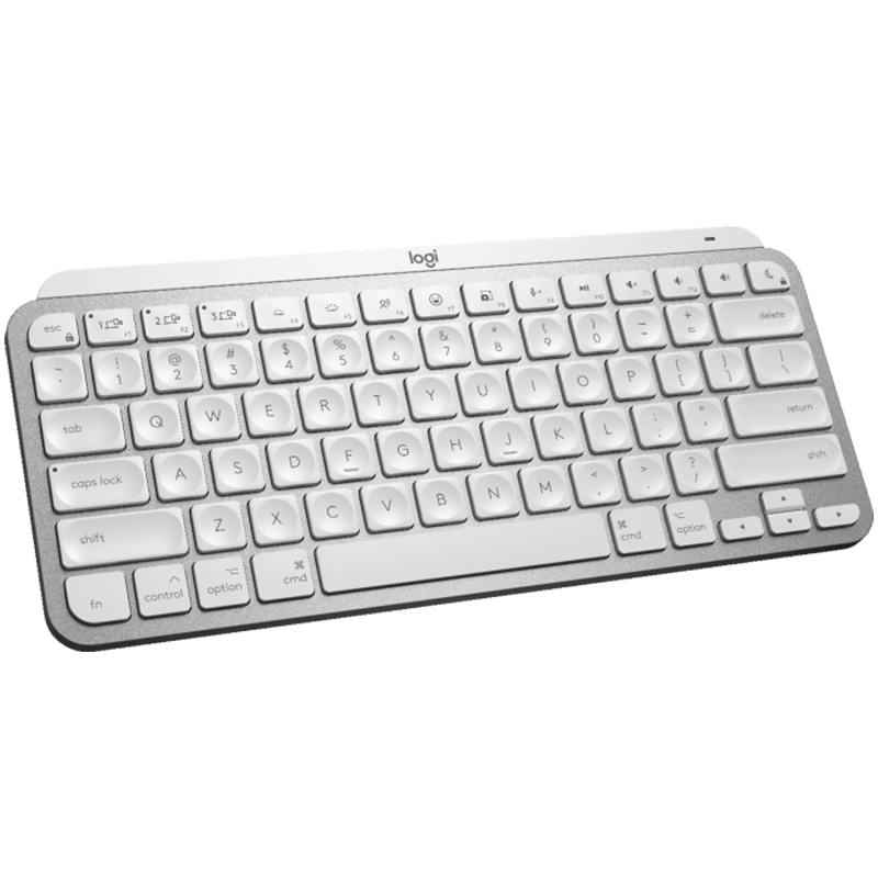 LOGITECH MX Keys Mini For MAC Bluetooth Illuminated Keyboard - PALE GREY - US INT'L - 1