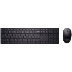 Dell Pro Wireless Keyboard and Mouse - KM5221W - US International (QWERTY) - Black - 2