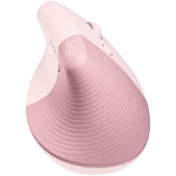 LOGITECH Lift Bluetooth Vertical Ergonomic Mouse - ROSE/DARK ROSE - 6