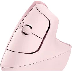 LOGITECH Lift Bluetooth Vertical Ergonomic Mouse - ROSE/DARK ROSE - 7