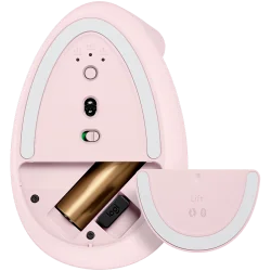 LOGITECH Lift Bluetooth Vertical Ergonomic Mouse - ROSE/DARK ROSE - 8