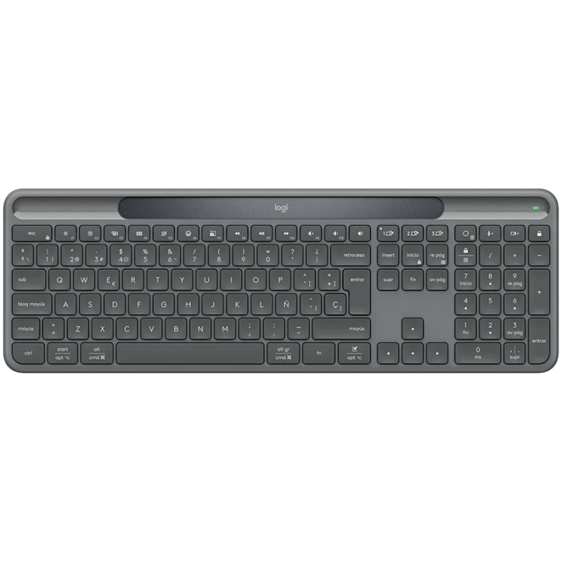 LOGITECH Slim Solar+ for Business - GRAPHITE - US INT'L - 2.4GHZ/BT - INTNL-973 - UNIV - 1