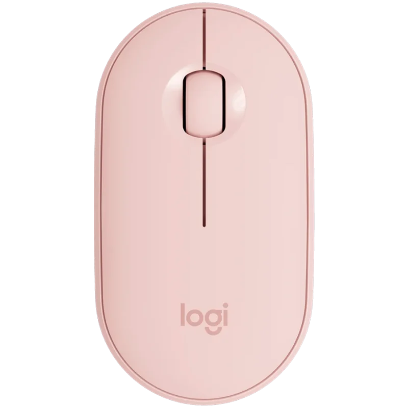 LOGITECH M350S Pebble 2 Bluetooth Mouse - TONAL ROSE - 1