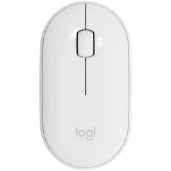 LOGITECH M350S Pebble 2 Bluetooth Mouse - TONAL WHITE - 3