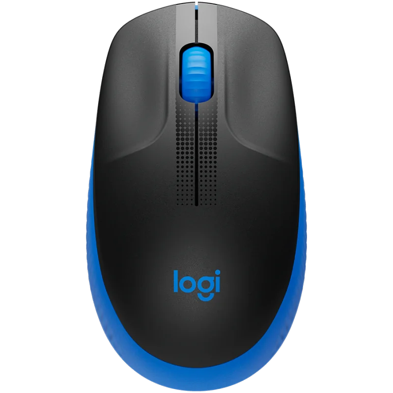 LOGITECH M190 Wireless Mouse - BLUE - 1