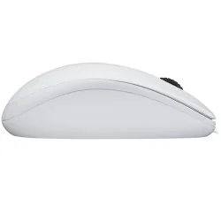 LOGITECH B100 Corded Mouse - WHITE - USB - B2B - 4