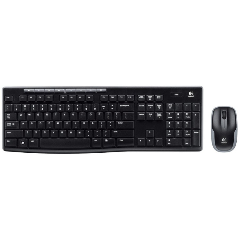 LOGITECH MK270 Wireless Combo - BLACK - US INT'L - EER - 1