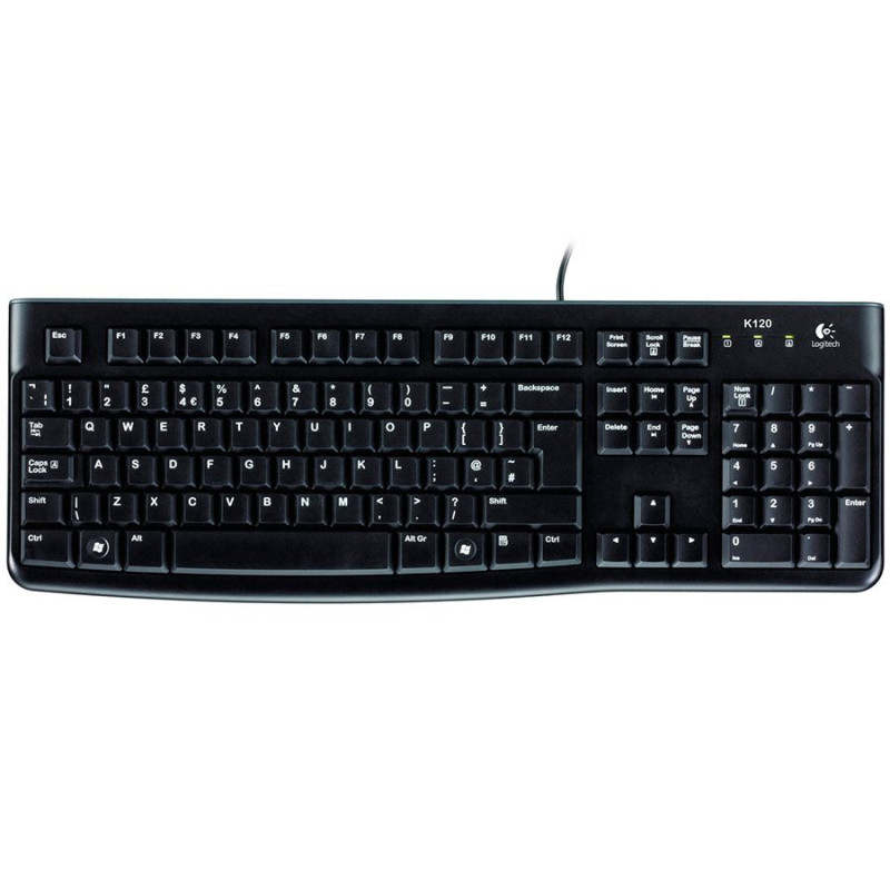 LOGITECH Corded Keyboard K120 - EER - US International layout - 1