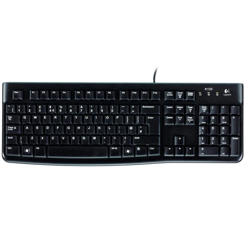LOGITECH Corded Keyboard K120 - EER - US International layout - 1