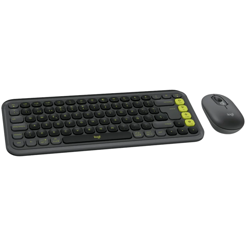 LOGITECH POP ICON COMBO - GRAPHITE - US INT'L - BT - INTNL-973 - 1