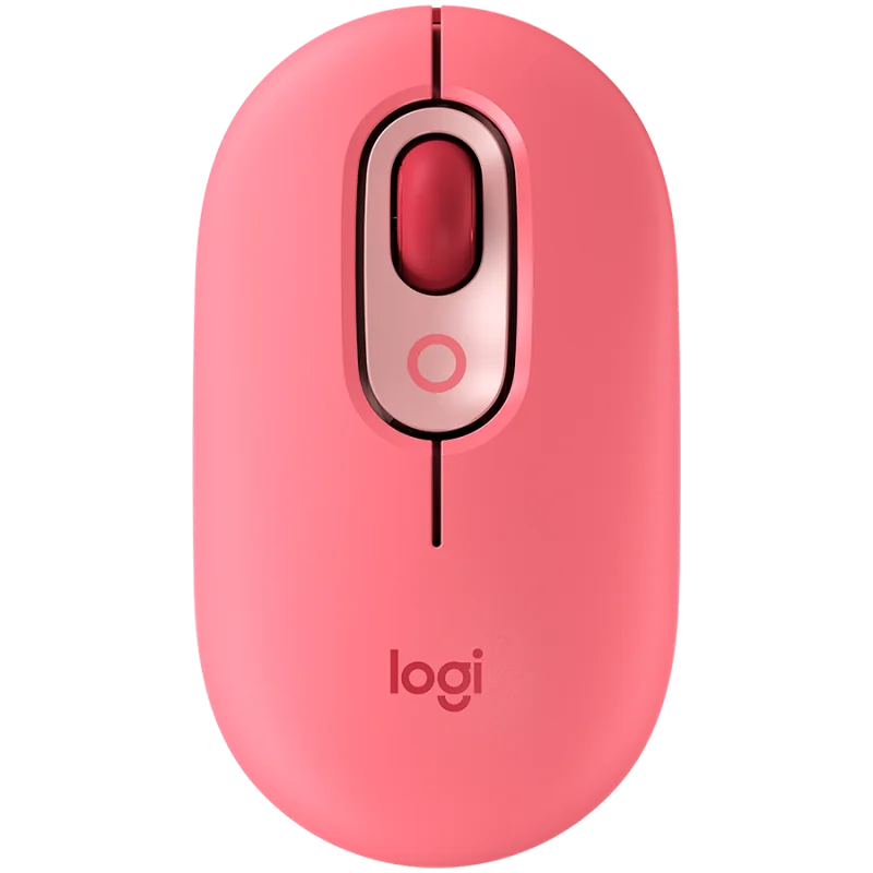 LOGITECH POP Mouse with emoji - ROSE - BT - EMEA28i-935 - FY25,TERRA - 1