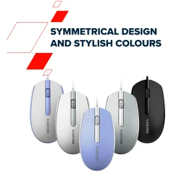 CANYON mouse M-10 Wired White Grey - 14