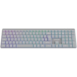 CANYON keyboard HKB-W11 UK/US RGB Dual Mode Wireless Grey - 7