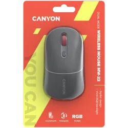 CANYON mouse MW-22 2in1 BT/ Wireless Dark Grey - 12