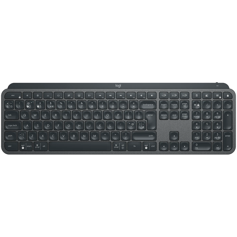 LOGITECH MX Keys Bluetooth Illuminated Keyboard - GRAPHITE- US INT'L - B2B - 1