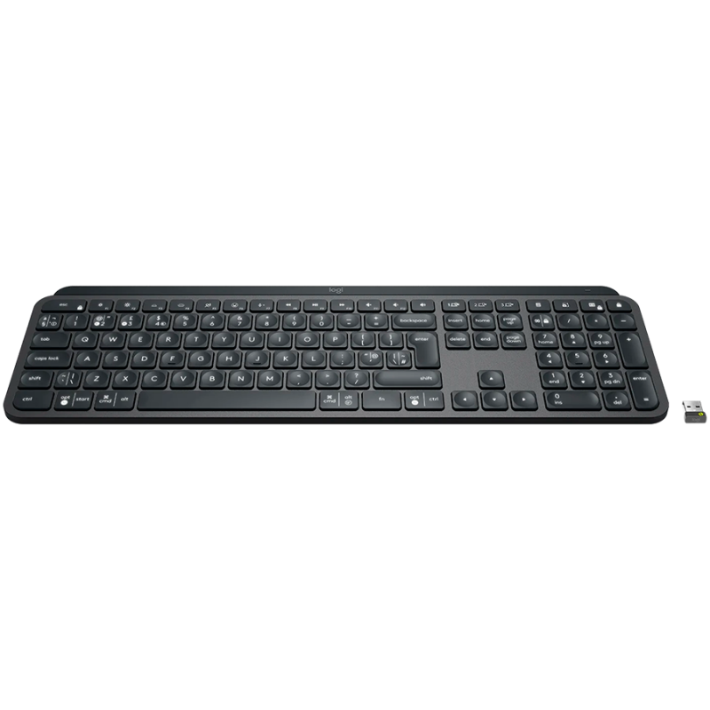 LOGITECH MX Keys Bluetooth Illuminated Keyboard - GRAPHITE- US INT'L - B2B - 1