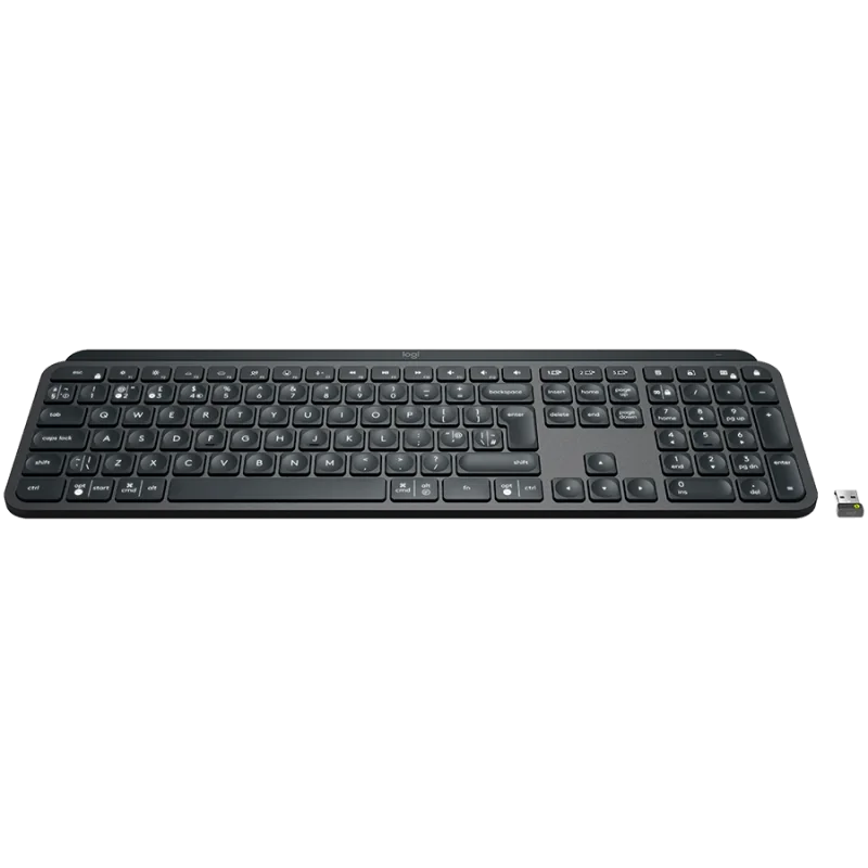 LOGITECH MX Keys Bluetooth Illuminated Keyboard - GRAPHITE- US INT'L - B2B - 1
