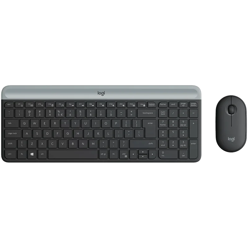 LOGITECH MK470 Slim Wireless Combo - GRAPHITE - US INT'L - 1