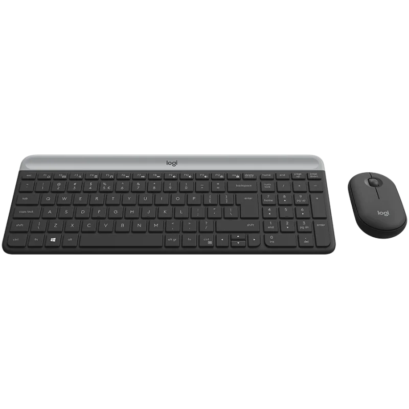 LOGITECH MK470 Slim Wireless Combo - GRAPHITE - US INT'L - 1
