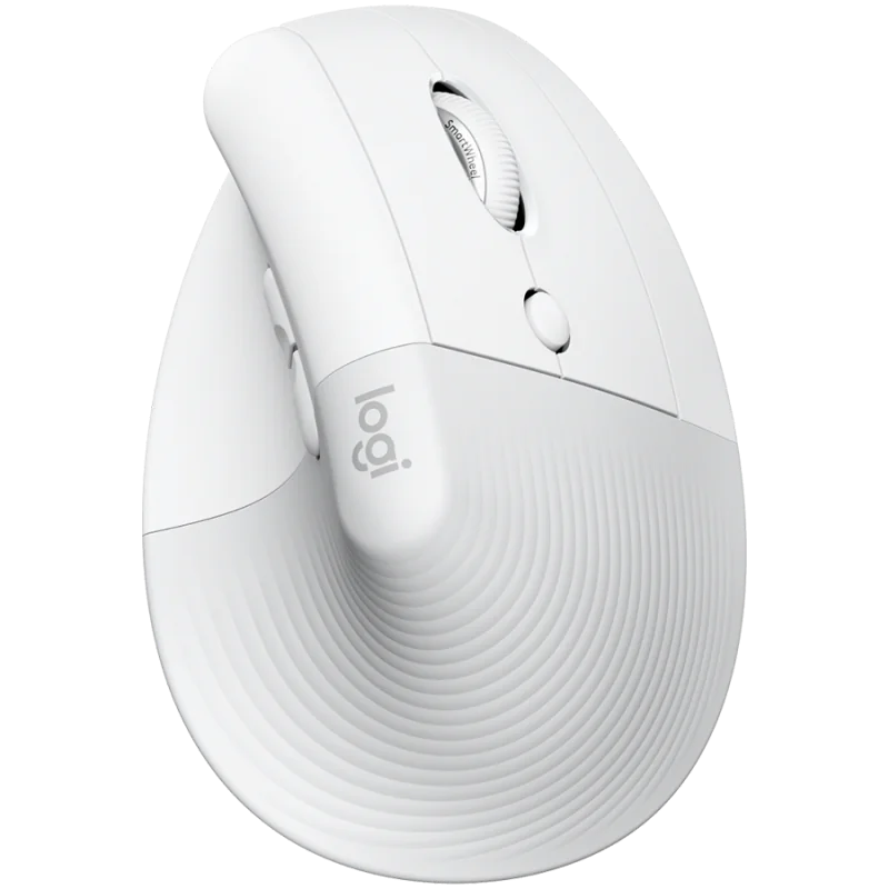 LOGITECH Lift for MAC Vertical Ergonomic Mouse - OFF-WHITE/PALE GREY - 1