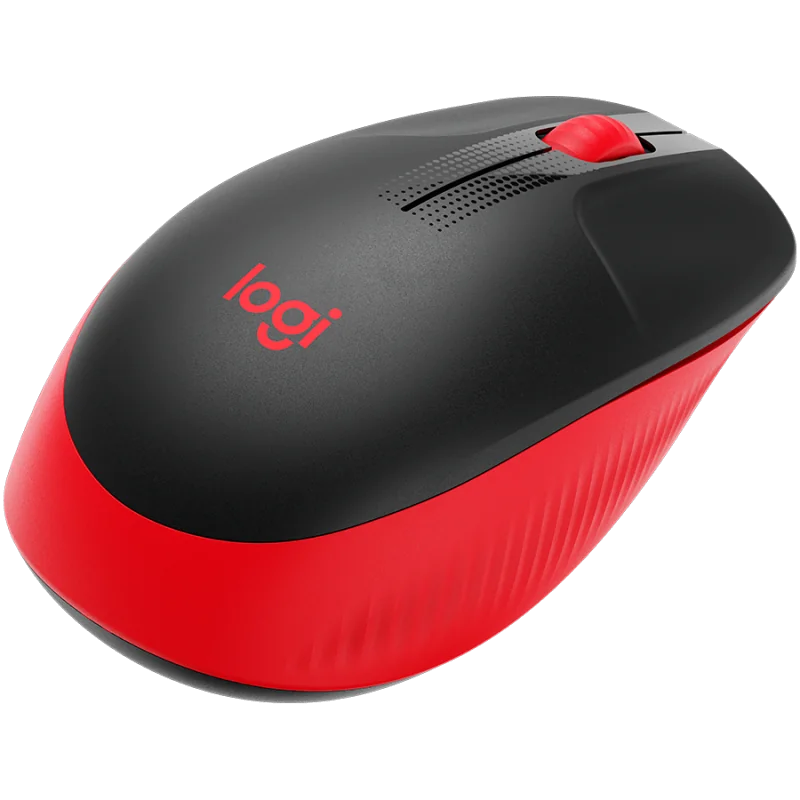 LOGITECH M190 Wireless Mouse - RED - 1
