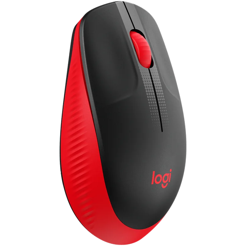 LOGITECH M190 Wireless Mouse - RED - 1