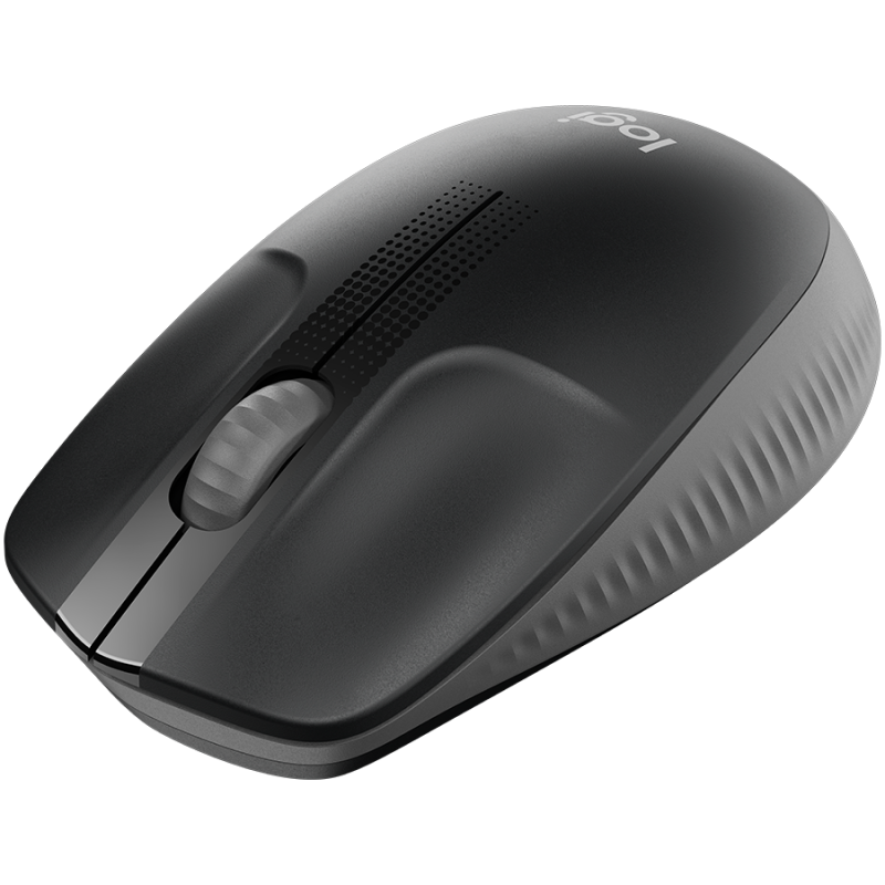 LOGITECH M190 Wireless Mouse - MID GREY - 1