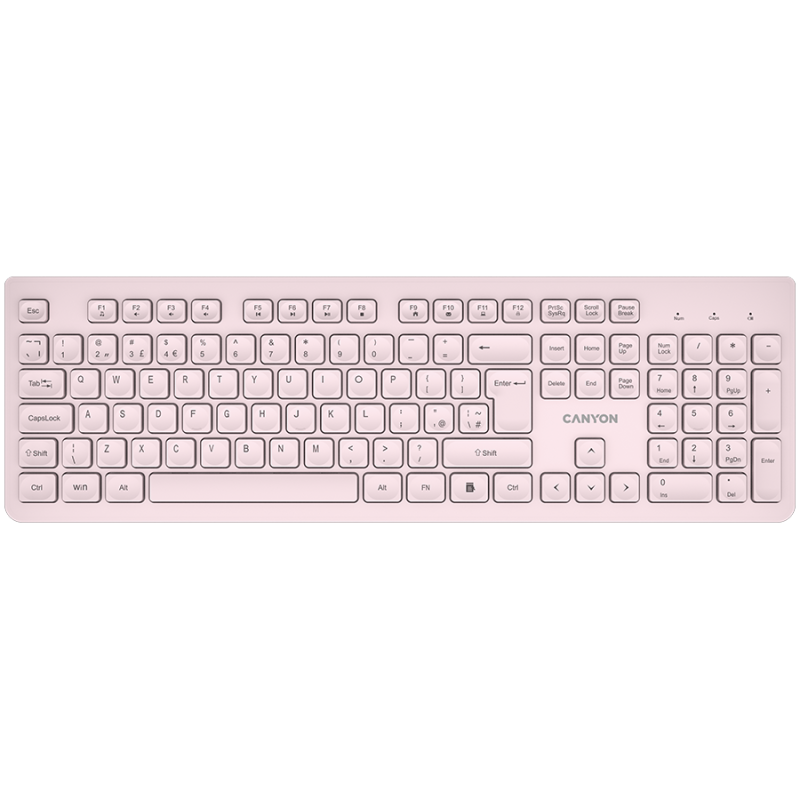 CANYON keyboard HKB-W01 UK/US AAA Wireless Beige - 1