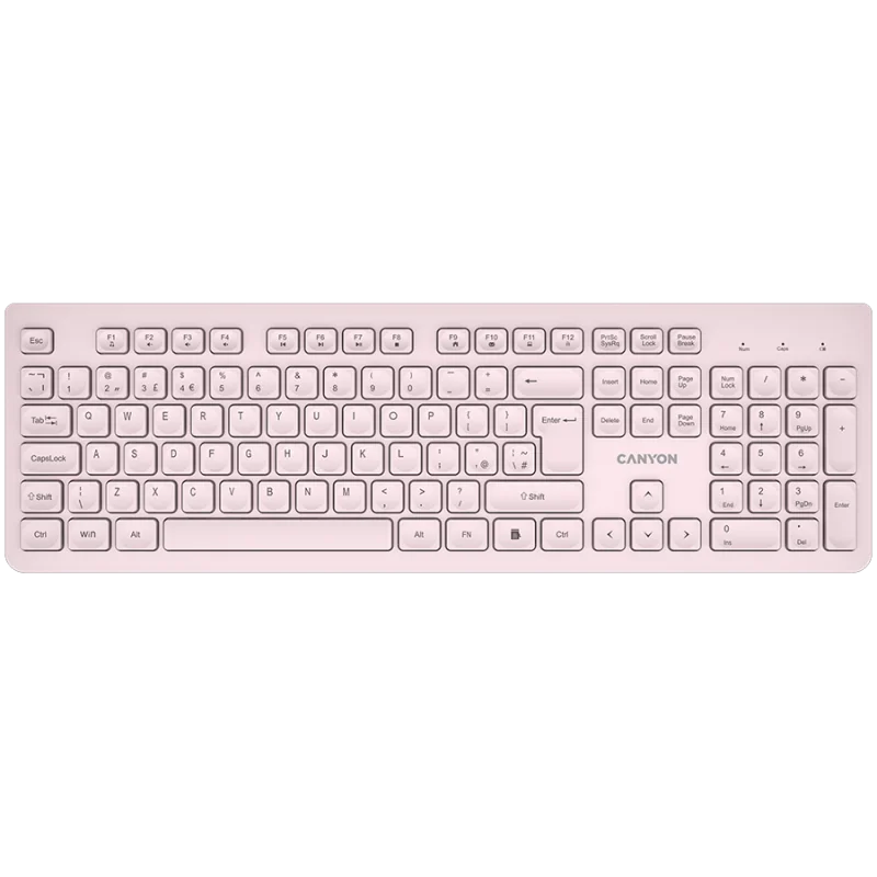 CANYON keyboard HKB-W01 UK/US AAA Wireless Beige - 1