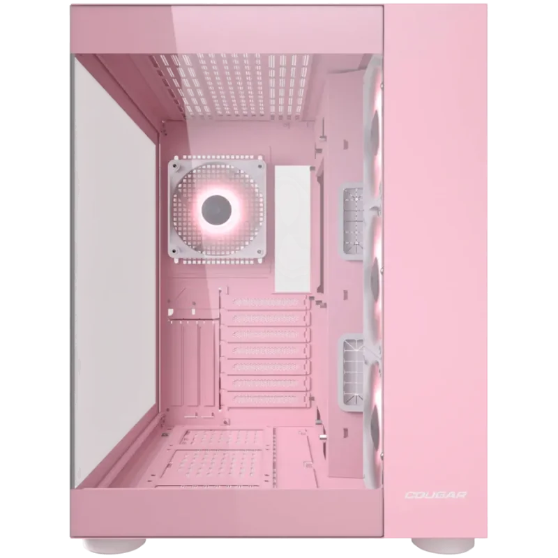 COUGAR FV150 RGB PC Case, Mid tower, Pink - 1