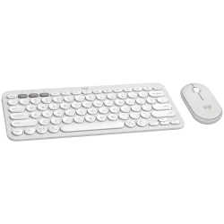 LOGITECH Pebble 2 Bluetooth Keyboard Combo - TONAL WHITE - US INT'L - 2