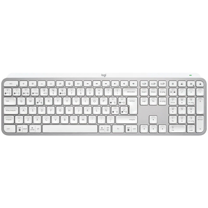 LOGITECH MX Keys S Bluetooth Illuminated Keyboard - PALE GREY - US INT'L - 1