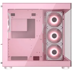 COUGAR FV150 RGB PC Case, Mid tower, Pink - 3
