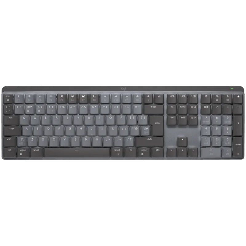 LOGITECH MX Mechanical Bluetooth Illuminated Keyboard - GRAPHITE - US INT'L - TACTILE - 1