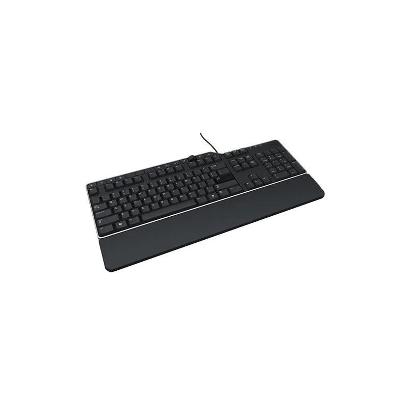 US/Euro (QWERTY) Dell KB-522 Wired Business Multimedia USB Keyboard Black - 1