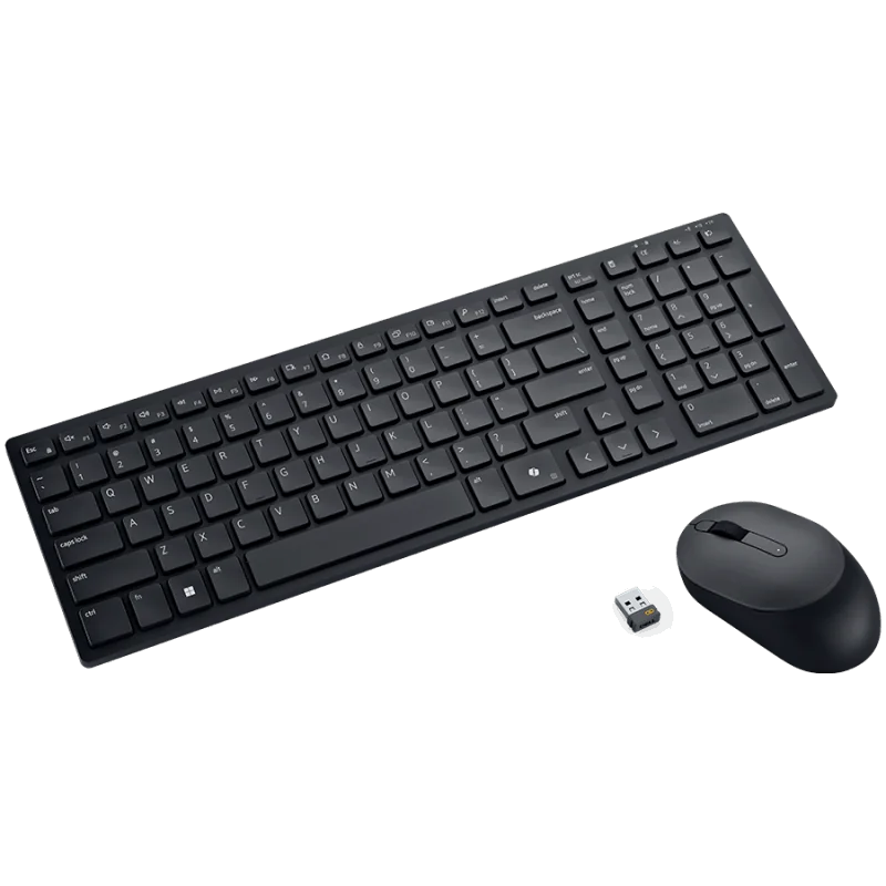 Dell Silent Keyboard and Mouse - KM555 - US International (QWERTY) - 1