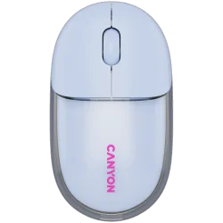 CANYON mouse OnClick 24 BT/ Wireless Transparent/Blue - 10