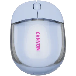 CANYON mouse OnClick 24 BT/ Wireless Transparent/Blue - 11