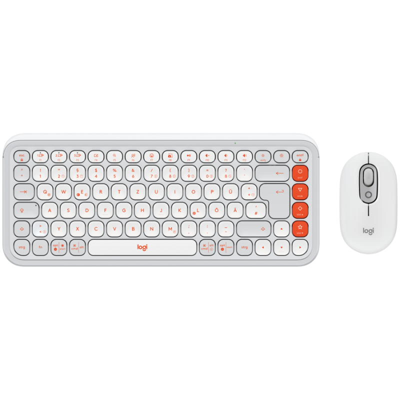 LOGITECH POP ICON COMBO - OFF WHITE - US INT'L - BT - INTNL-973 - 1