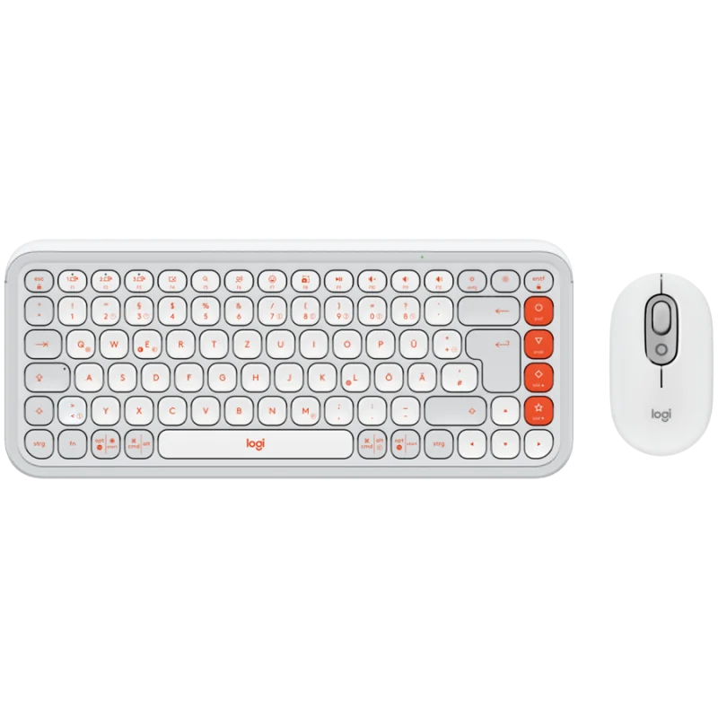LOGITECH POP ICON COMBO - OFF WHITE - US INT'L - BT - INTNL-973 - 1