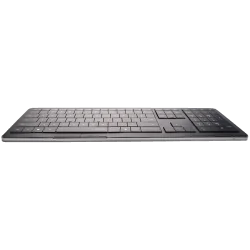 CLEVETURA CLVX 1 Touch-On-Keys AI Wireless Keyboard, ANSI US Windows Layout, Scissor Switches, Aluminum Chassis, Interactive RGB