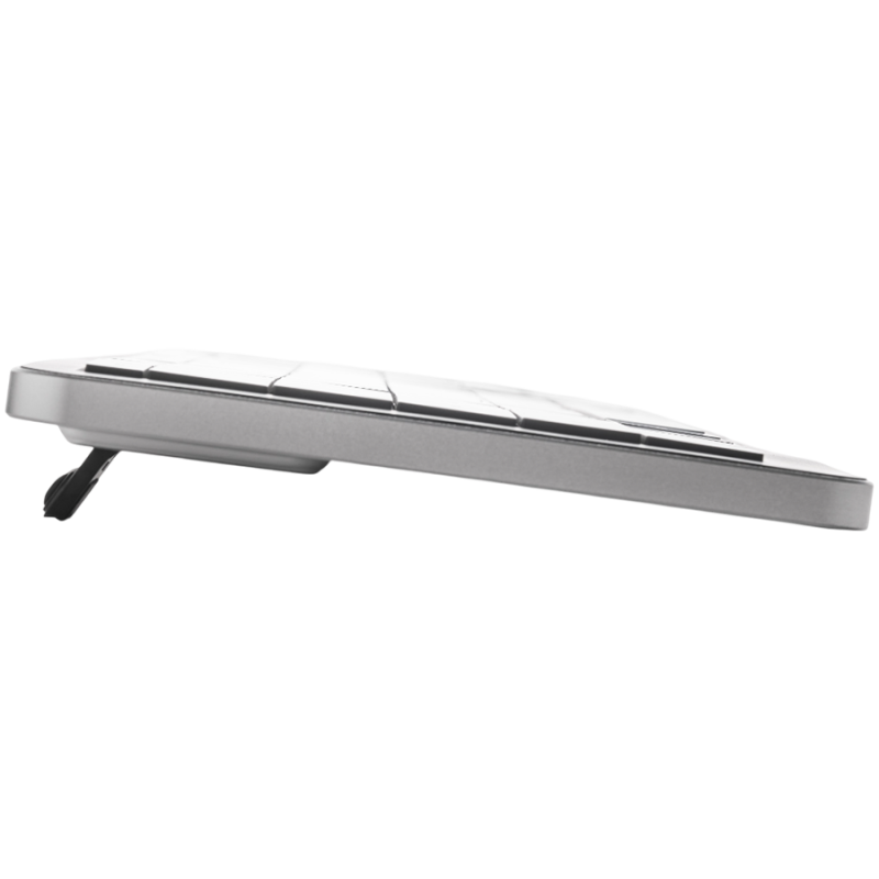 CLEVETURA CLVX 1 Touch-On-Keys AI Wireless Keyboard, ANSI US Windows Layout, Scissor Switches, Aluminum Chassis, Interactive RGB
