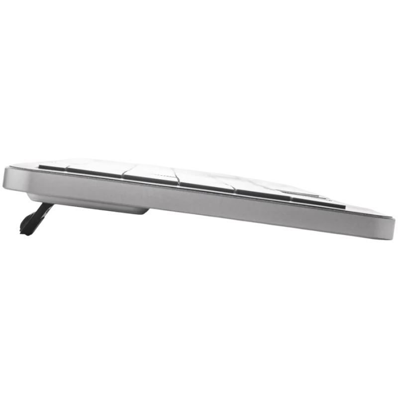 CLEVETURA CLVX 1 Touch-On-Keys AI Wireless Keyboard, ANSI US Windows Layout, Scissor Switches, Aluminum Chassis, Interactive RGB