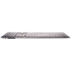 CLEVETURA CLVX 1 Touch-On-Keys AI Wireless Keyboard, ANSI US Windows Layout, Scissor Switches, Aluminum Chassis, Interactive RGB