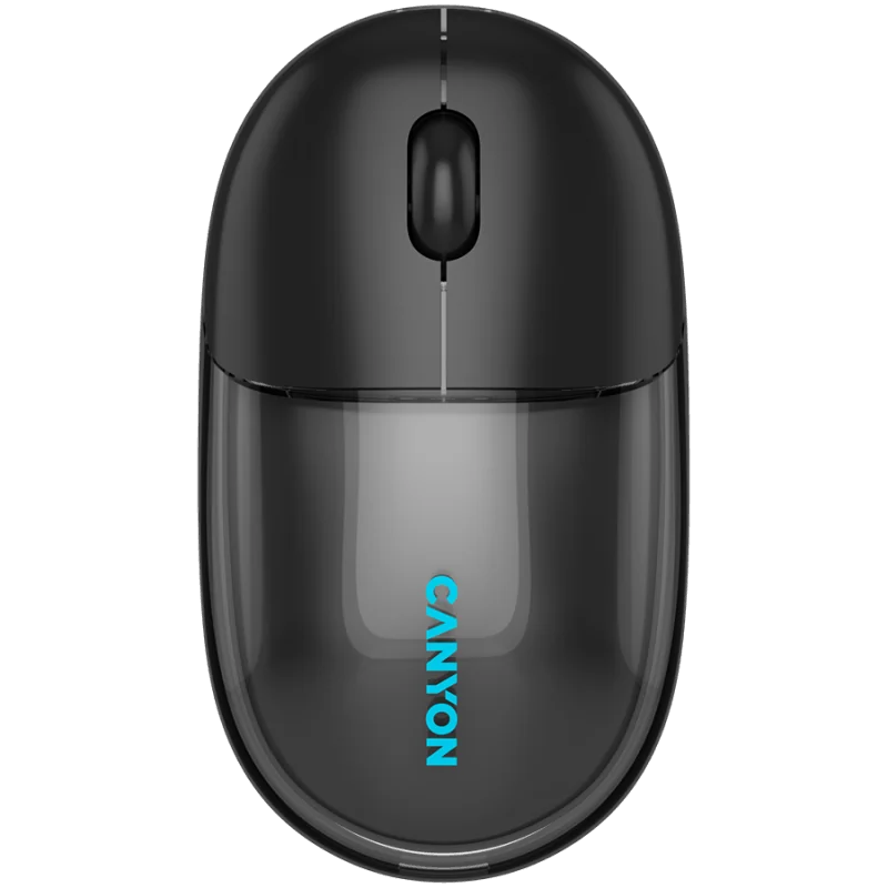 CANYON mouse OnClick 24 BT/ Wireless Transparent/Black - 1